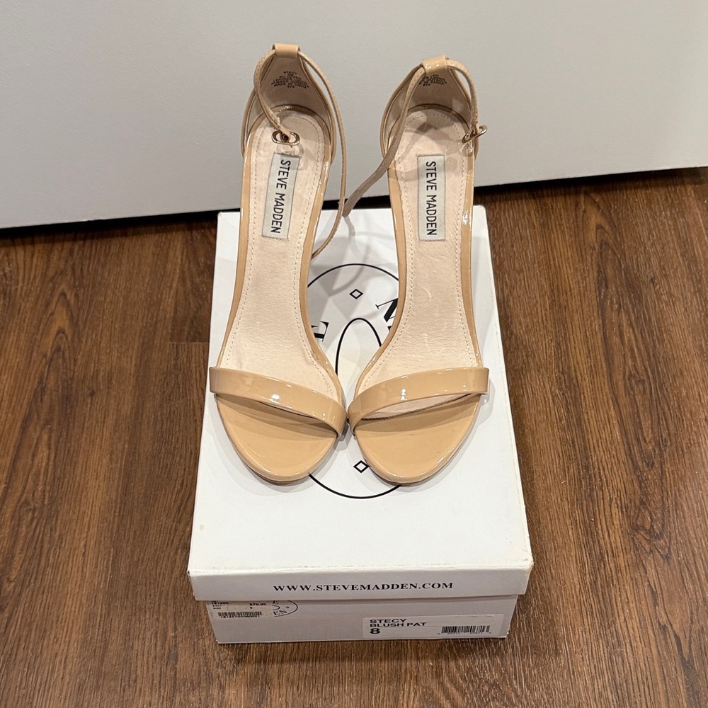 Steve Madden Nude Strappy Heels